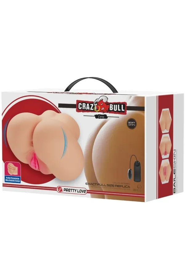 CRAZY BULL - REALISTISCHER VAGINA- UND ANUS-LUNA-VIBRATOR kaufen - Fesselliebe