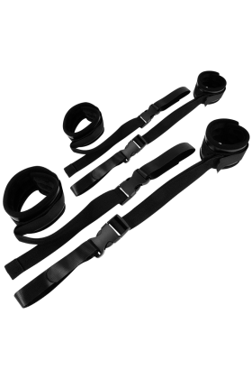 Handschellen aus Nylon und Klettverschluss von Ohmama Fetish kaufen | Fesselliebe