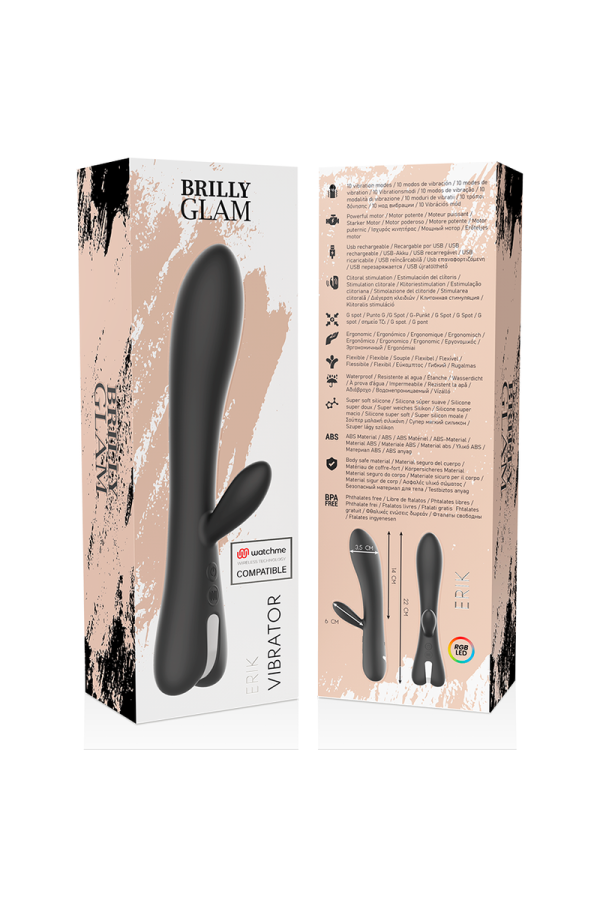 Erik Vibrator Watchme Kompatibel mit Drahtloser Technologie von Brilly Glam kaufen | Fesselliebe