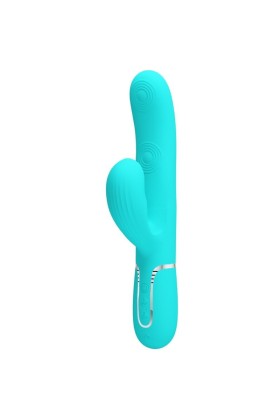 Perlita Multifunktions-3-In-1-G-Punkt-Vibrator Aqua Grün von Pretty Love Flirtation kaufen | Fesselliebe