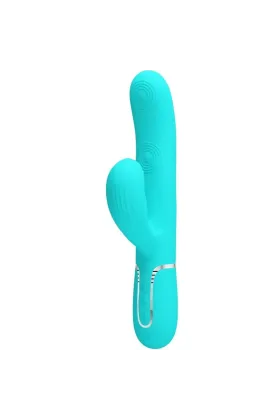 Perlita Multifunktions-3-In-1-G-Punkt-Vibrator Aqua Grün von Pretty Love Flirtation