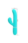 Perlita Multifunktions-3-In-1-G-Punkt-Vibrator Aqua Grün von Pretty Love Flirtation