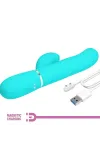 Perlita Multifunktions-3-In-1-G-Punkt-Vibrator Aqua Grün von Pretty Love Flirtation