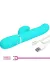 PRETTY LOVE - PERLITA MULTIFUNKTIONS-3-IN-1-G-PUNKT-VIBRATOR AQUA GRÜN