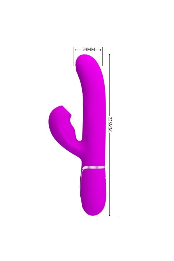 Perlita Multifunktions-3-In-1-G-Spot-Vibrator Violett von Pretty Love Flirtation kaufen | Fesselliebe