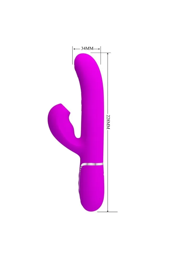 PRETTY LOVE - PERLITA MULTIFUNKTIONS-3-IN-1-G-SPOT-VIBRATOR VIOLETT kaufen - Fesselliebe