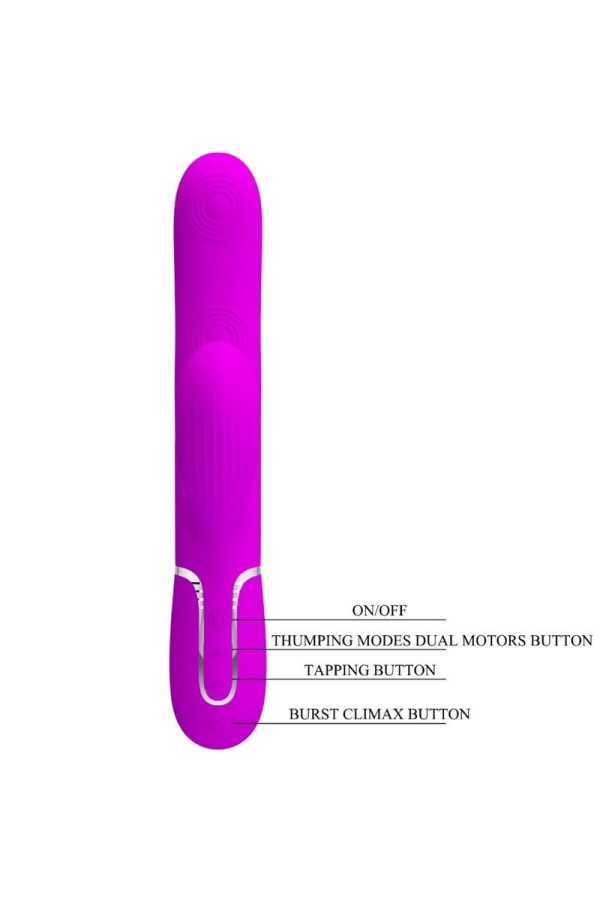 Perlita Multifunktions-3-In-1-G-Spot-Vibrator Violett von Pretty Love Flirtation kaufen | Fesselliebe