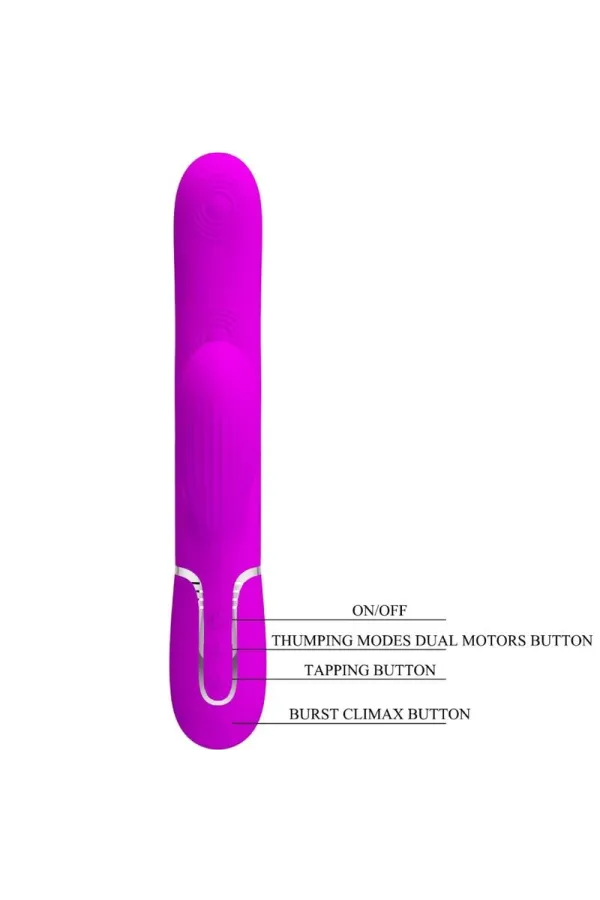 PRETTY LOVE - PERLITA MULTIFUNKTIONS-3-IN-1-G-SPOT-VIBRATOR VIOLETT kaufen - Fesselliebe