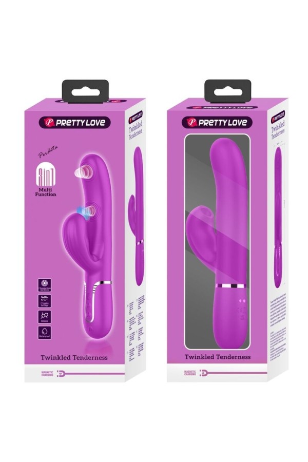 Perlita Multifunktions-3-In-1-G-Spot-Vibrator Violett von Pretty Love Flirtation kaufen | Fesselliebe