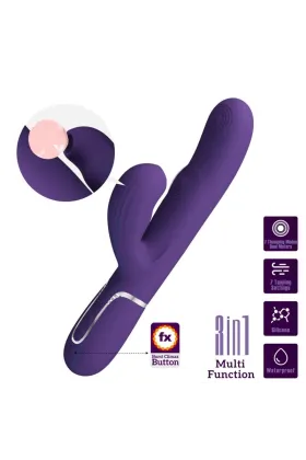 Perlita G-Spot Vibrator 3 in 1 Multifunktions-Lila von Pretty Love Flirtation