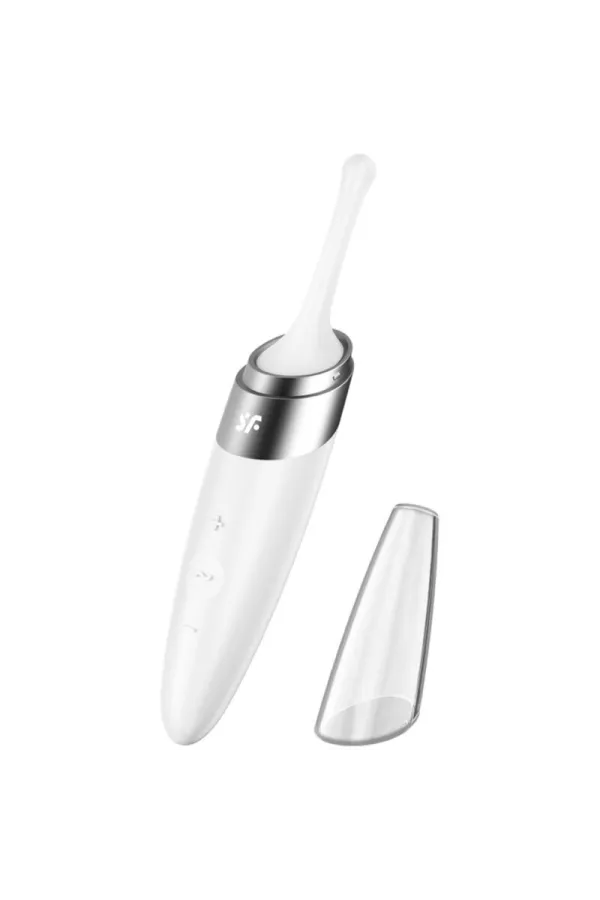 Twirling Delight Weiss Klitoris Stimulator von Satisfyer Vibrator kaufen - Fesselliebe