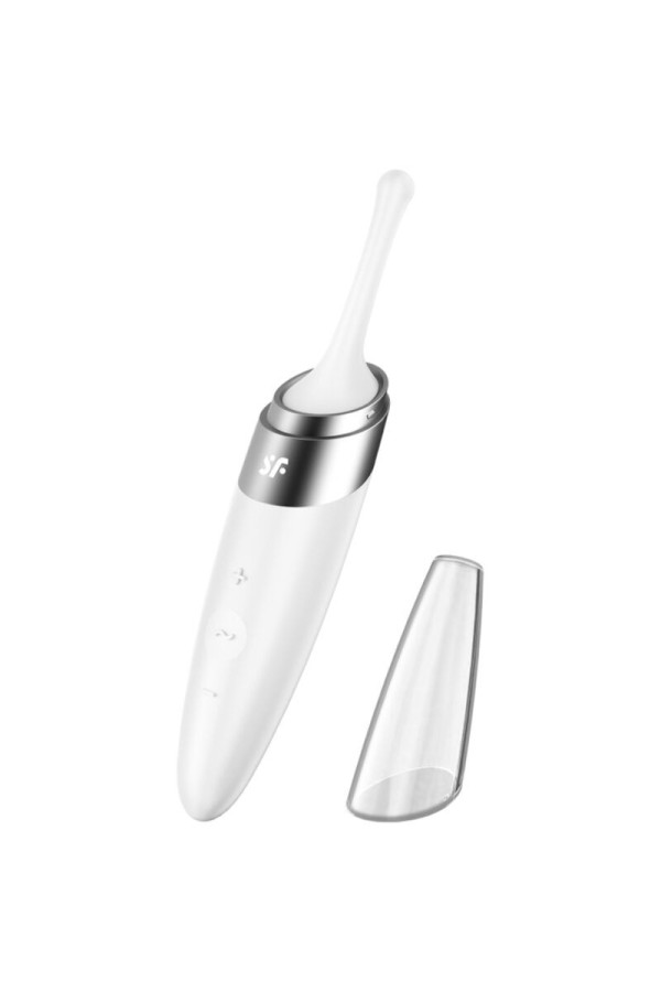 Twirling Delight Clit Tip Vibrator Weiss von Satisfyer Vibrator kaufen | Fesselliebe