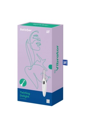 Twirling Delight Clit Tip Vibrator Weiss von Satisfyer Vibrator kaufen | Fesselliebe
