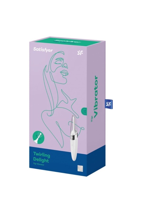 Twirling Delight Clit Tip Vibrator Weiss von Satisfyer Vibrator kaufen | Fesselliebe