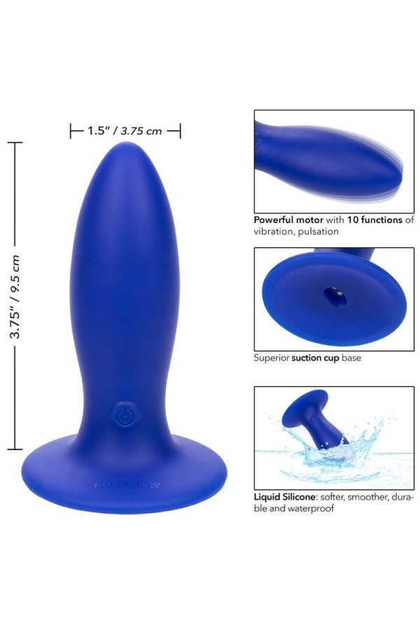 Admiral Torpedo Anal Plug Vibrator Blau von Calexotics kaufen | Fesselliebe