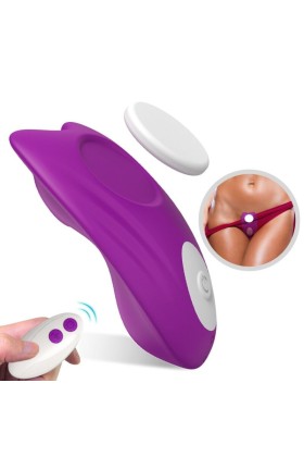 Butterfly Tragbares Höschen Vibrator mit Fernbedienung Lila von Armony Wearables kaufen | Fesselliebe