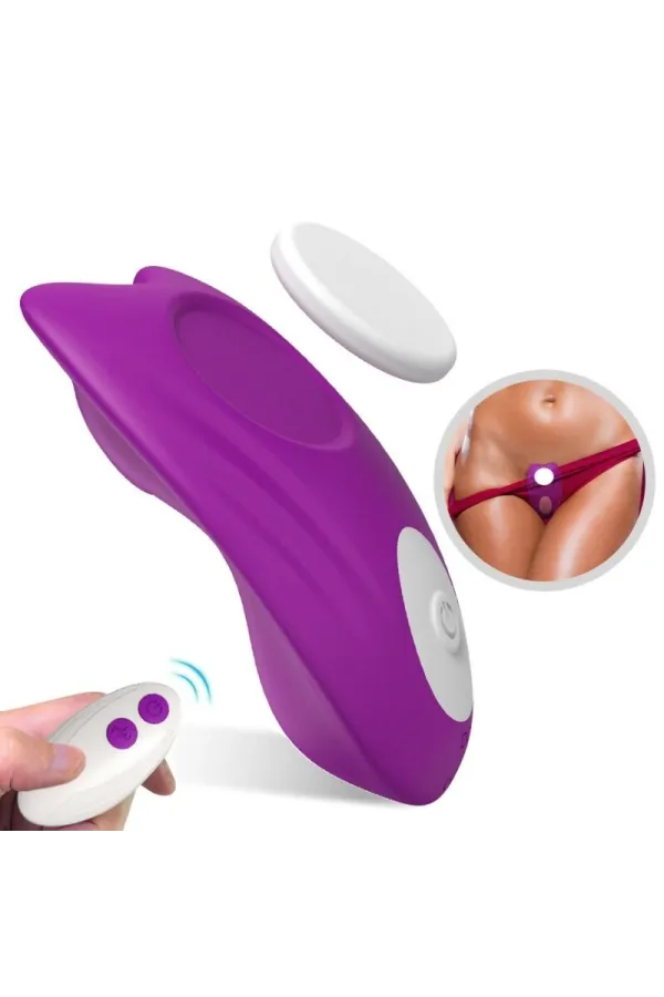 Butterfly Tragbares Höschen Vibrator mit Fernbedienung Lila von Armony Wearables kaufen - Fesselliebe