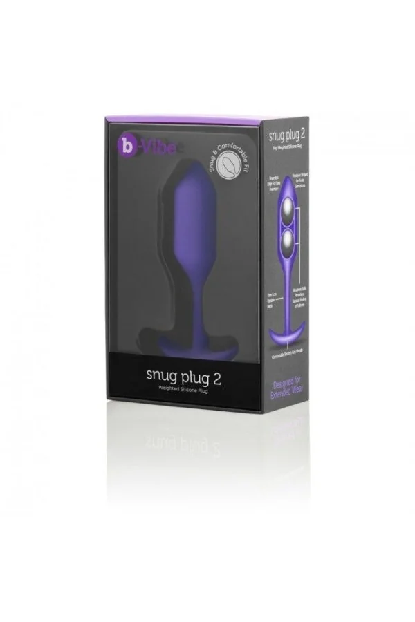 Snug Anal Plug 2 Lila von B-Vibe kaufen - Fesselliebe