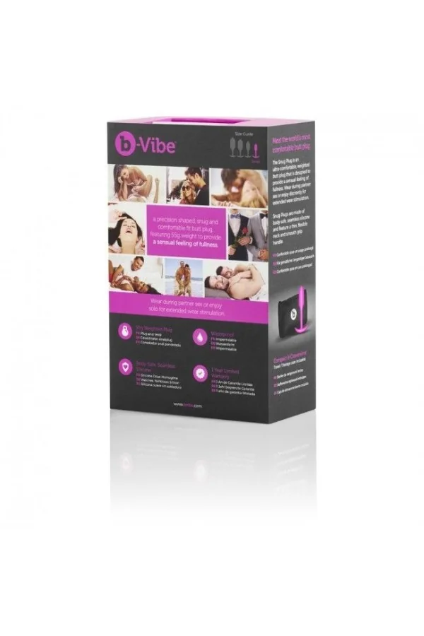 Snug Anal Plug 1 Rosa von B-Vibe kaufen - Fesselliebe