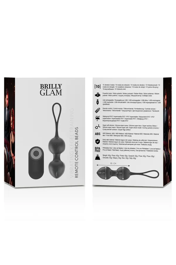 Vibrierender Kegel Perlen Remote Control von Brilly Glam kaufen - Fesselliebe