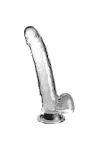 King Cock Clear - Dildo mit Hoden 20,3 Cm Transparent kaufen - Fesselliebe