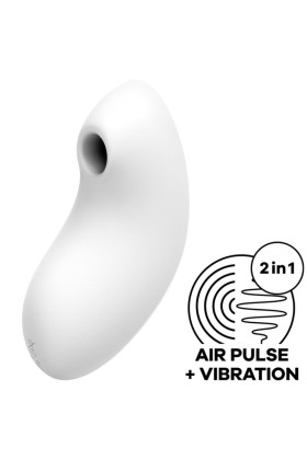 Vulva Lover 2 Luftpulsstimulator & Vibrator Weiss von Satisfyer Air Pulse kaufen | Fesselliebe