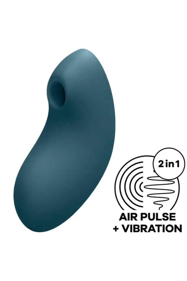 Vulva Lover 2 Air Pulse Stimulator & Vibrator - Blau von Satisfyer Air Pulse kaufen - Fesselliebe