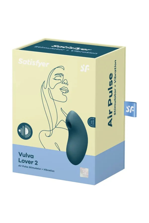 Vulva Lover 2 Air Pulse Stimulator & Vibrator - Blau von Satisfyer Air Pulse kaufen - Fesselliebe