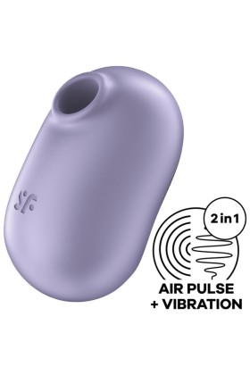 Pro To Go 2 Doppelter Luftpulsstimulator & Vibrator Violett von Satisfyer Air Pulse kaufen | Fesselliebe