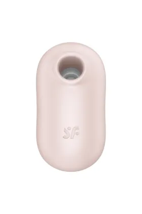 Pro To Go 2 Doppelter Luftpulsstimulator & Vibrator Beige von Satisfyer Air Pulse