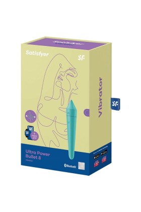 Ultra Power Bullet 8 Türkis von Satisfyer Connect kaufen | Fesselliebe