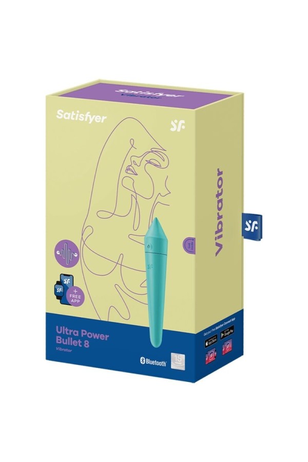 Ultra Power Bullet 8 Türkis von Satisfyer Connect kaufen | Fesselliebe