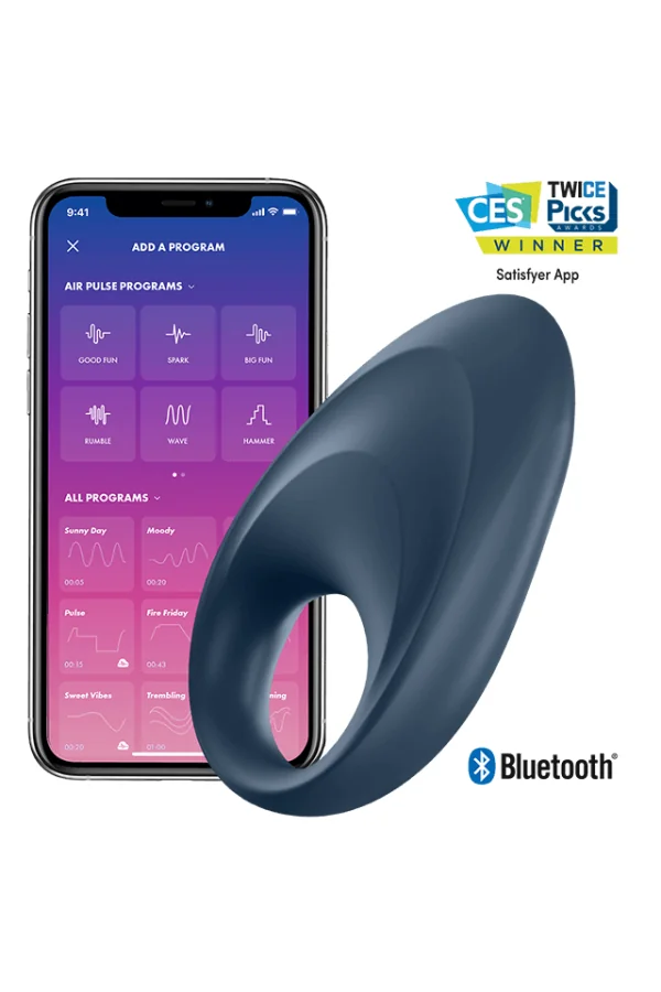 MIGHTY ONE RING VIBRATOR mit App-Steuerung von Satisfyer Connect kaufen - Fesselliebe