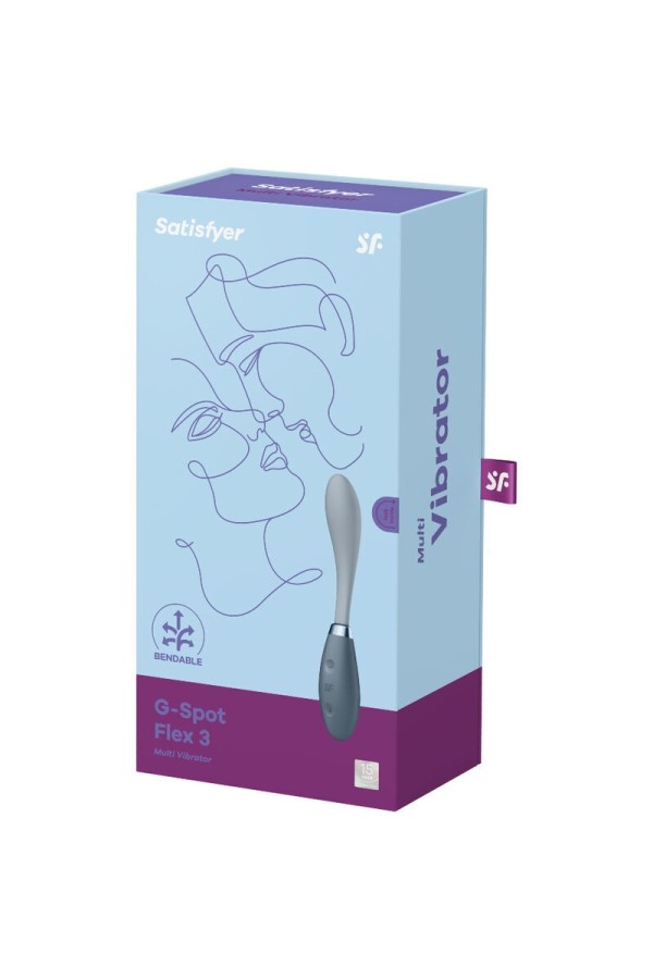 G-Spot Flex 3 Multi Vibrator Grau von Satisfyer Vibrator kaufen | Fesselliebe
