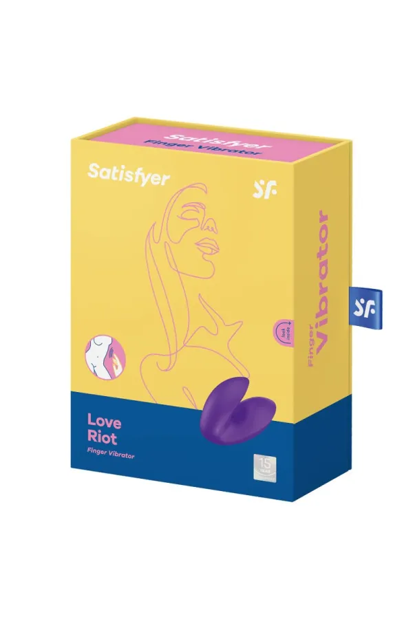 Love Riot Fingervibrator – Lila von Satisfyer Vibrator kaufen - Fesselliebe