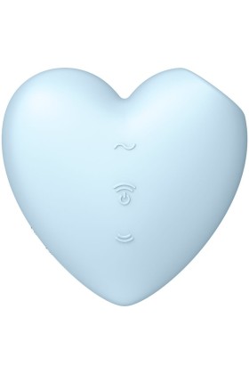 Cutie Heart Air Pulse Stimulator & Vibrator Blau von Satisfyer Air Pulse kaufen | Fesselliebe