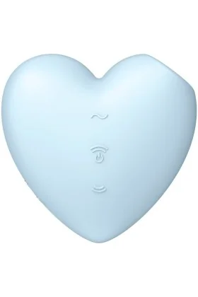 Cutie Heart Air Pulse Stimulator & Vibrator Blau von Satisfyer Air Pulse