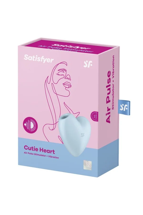 Cutie Herzstimulator & Vibrator - Blau von Satisfyer Air Pulse kaufen - Fesselliebe