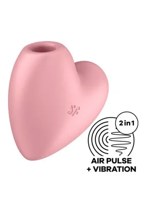 Cutie Heart Air Pulse Stimulator & Vibrator Rosa von Satisfyer Air Pulse