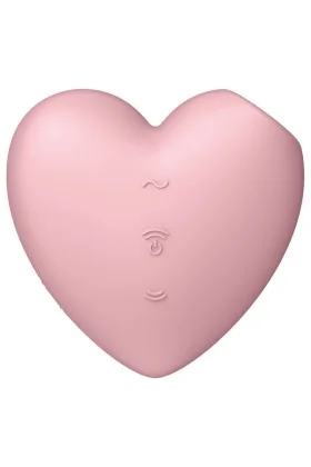 Cutie Heart Air Pulse Stimulator & Vibrator Rosa von Satisfyer Air Pulse