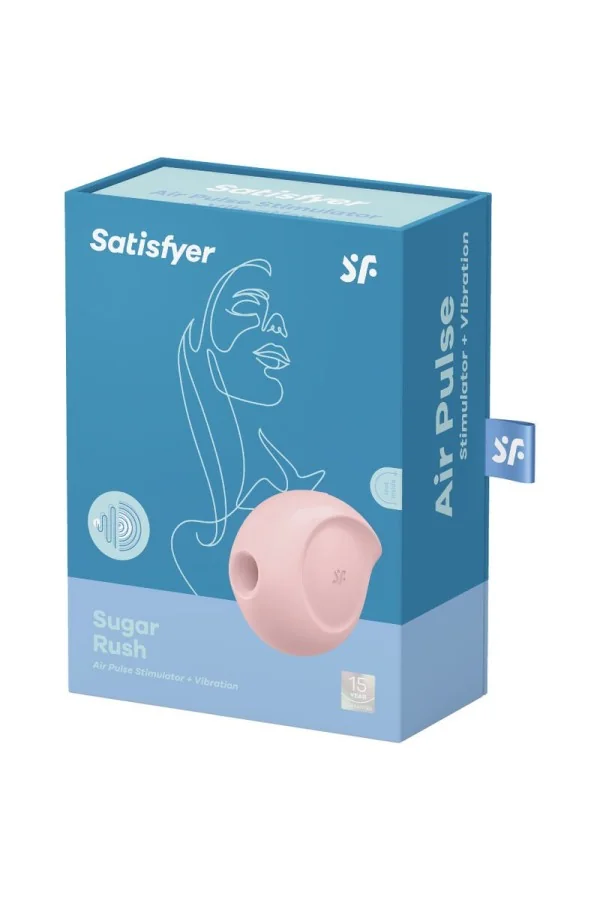 Sugar Rush Stimulator & Vibrator - Rosa von Satisfyer Air Pulse kaufen - Fesselliebe