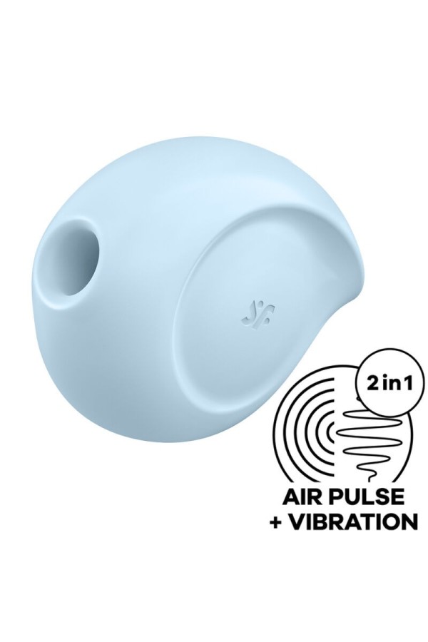 Sugar Rush Air Pulse Stimulator & Vibrator Blau von Satisfyer Air Pulse kaufen | Fesselliebe
