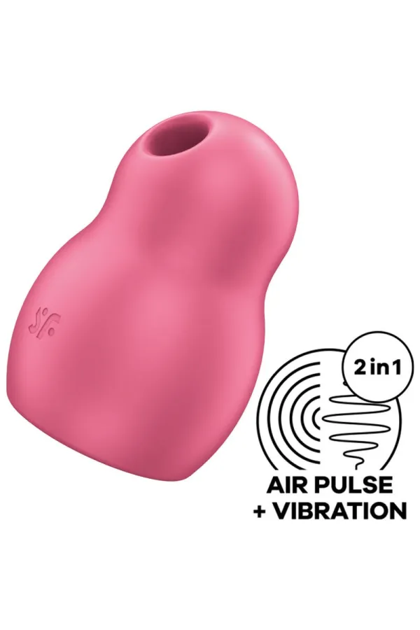 Pro To Go 1 Double Air Pulse Stimulator & Vibrator - Rot von Satisfyer Air Pulse kaufen - Fesselliebe