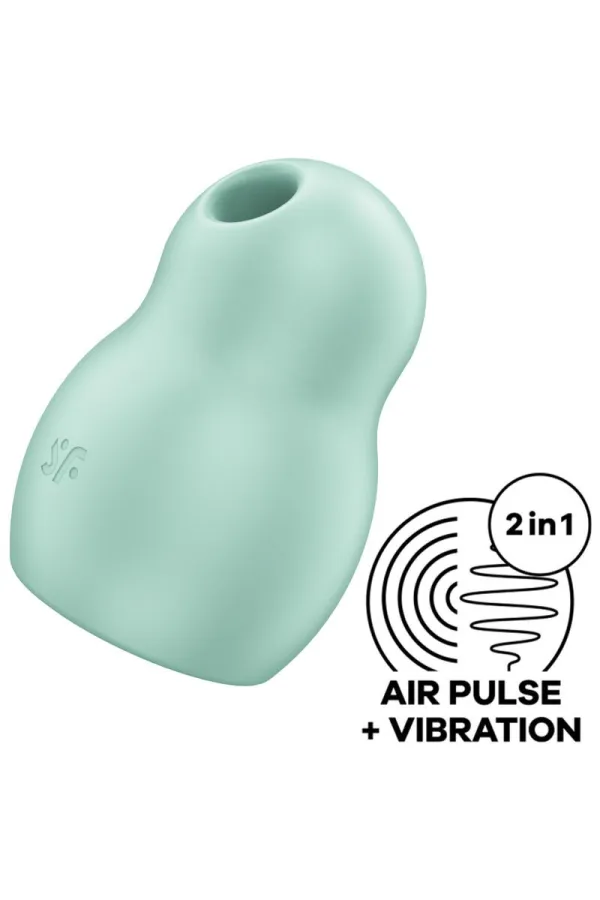 Pro To Go 1 Double Air Pulse Stimulator & Vibrator Grün von Satisfyer Air Pulse kaufen - Fesselliebe