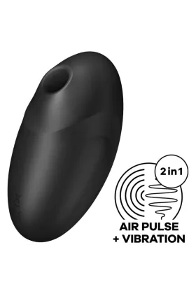 Vulva Lover 3 Luftpulsstimulator & Vibrator Schwarz von Satisfyer Air Pulse