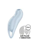 Pocket Pro 1 Klitoris-Stimulator Hellblau von Satisfyer Air Pulse