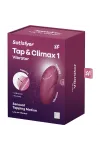 Tap & Climax 1 Auflegvibrator Rot von Satisfyer Layons