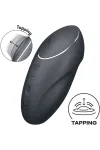 SATISFYER - TAP & CLIMAX 1 AUFLEGVIBRATOR SCHWARZ