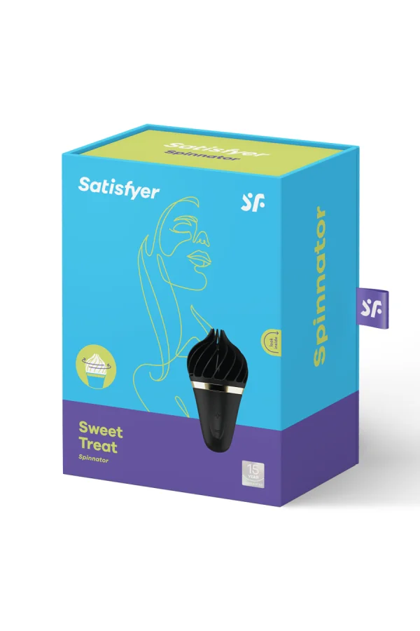 Sweet Treat Spinnator Schwarz von Satisfyer Spinnator