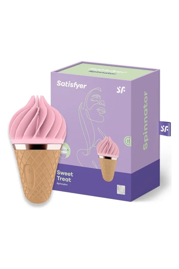 Sweet Treat Spinnator Braun & Pink von Satisfyer Spinnator kaufen - Fesselliebe